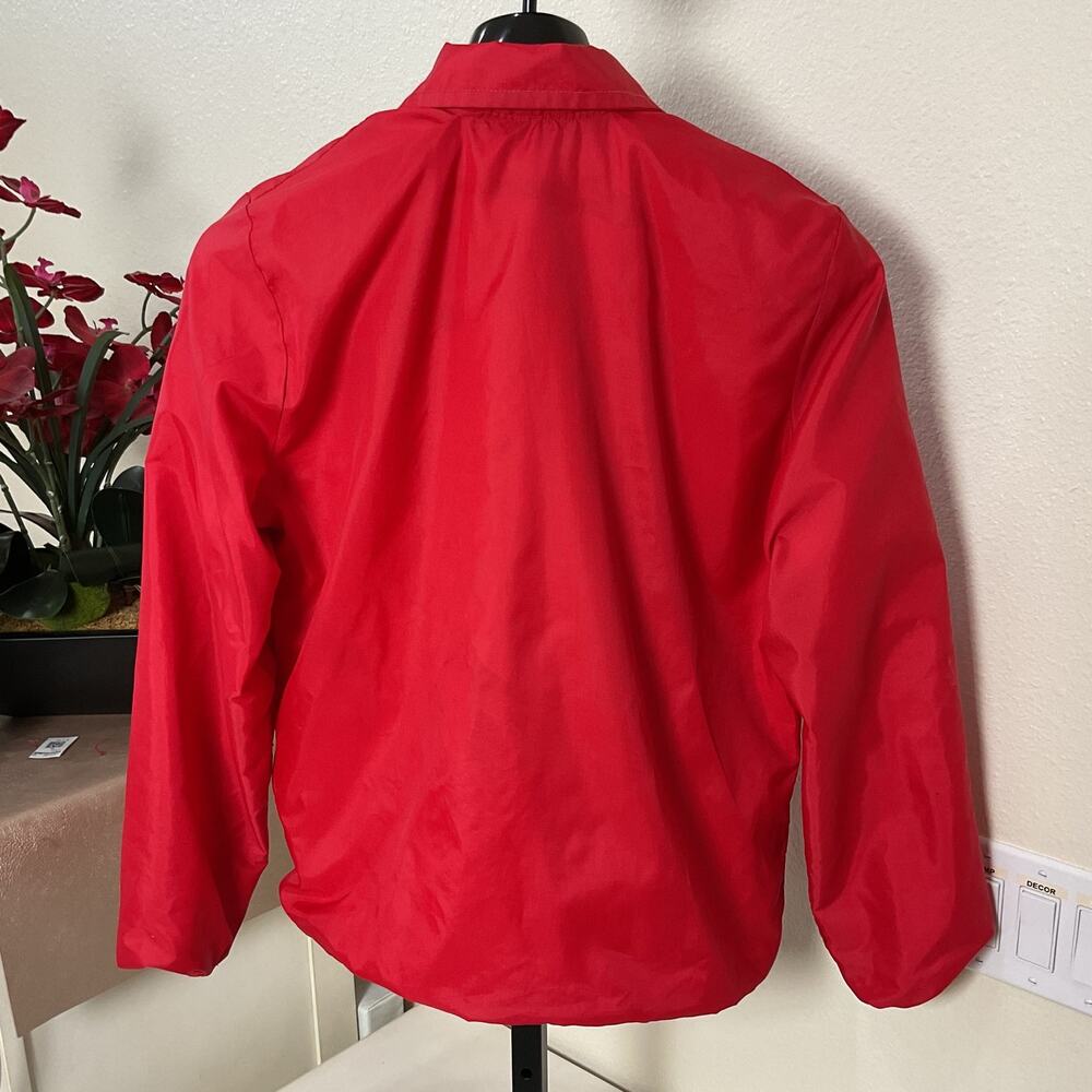 Vintage Arizona Cardinals NFL Snap Up Red Long Sleeve Windbreaker Large - Picture 2 of 9